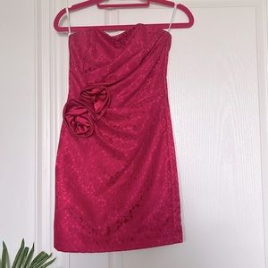NWOT Pink Strapless Dress